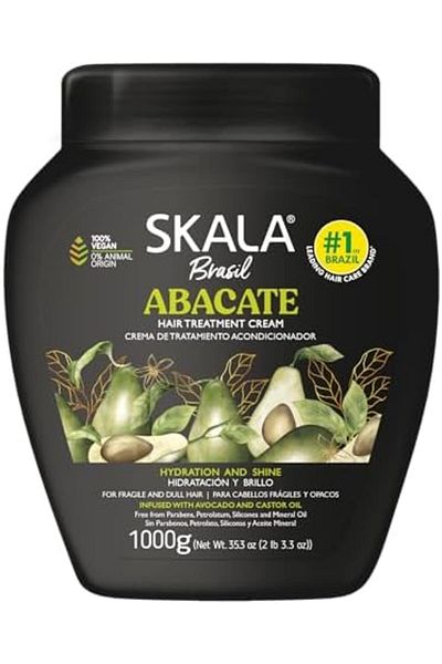 SKALA Hair Moisturizing and Treatment Cream with Avocado (1000 g) - Imported from Brazil