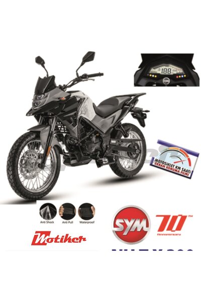 Motiker SYM NH-T 200 2025 Motosiklet Ekran Km Koruyucu Şefaf folyo