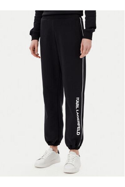 Karl Lagerfeld Pantaloni de trening pentru femei A2W10149 Negri