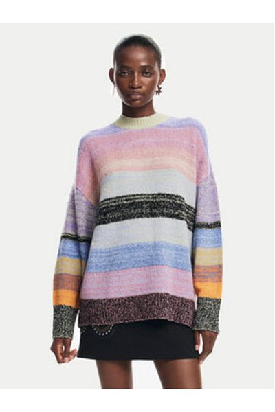 Desigual Women's Sweater 24WWJF28 Colorful