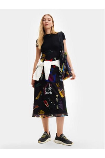 Desigual Women's Casual Dress 24SWVK47 Black