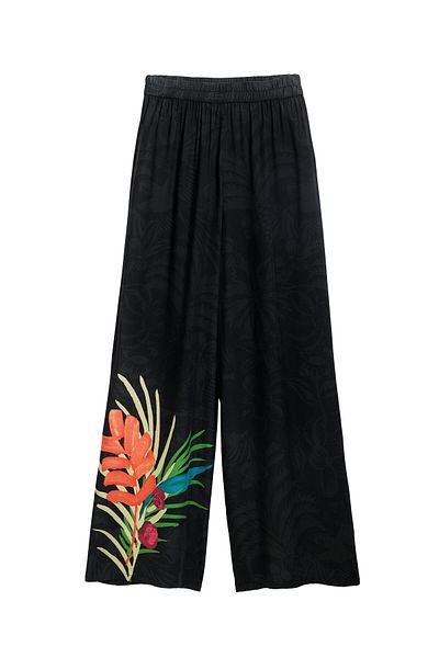 Desigual Women's Palazzo Pants 25SWMW02 Black