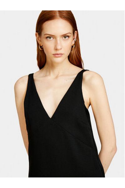 Sisley Rochie casual pentru femei sisley 4FZXLV05H neagră