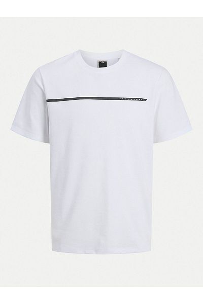 Jack & Jones Tricou bărbătesc Jack Jones 12273120 Alb