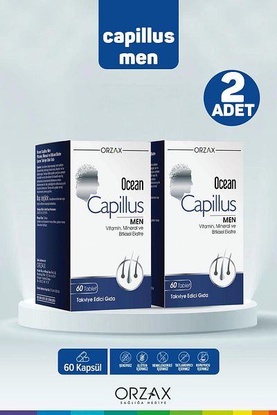 Ocean Capillus Men 60 Tablets 2 Pieces