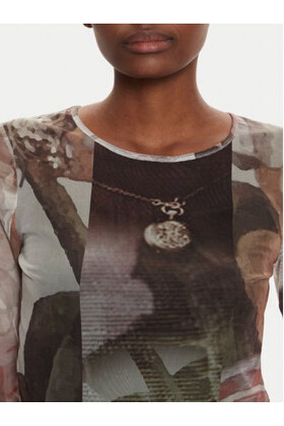 Desigual Women Blouse 24WWTK59 Brown