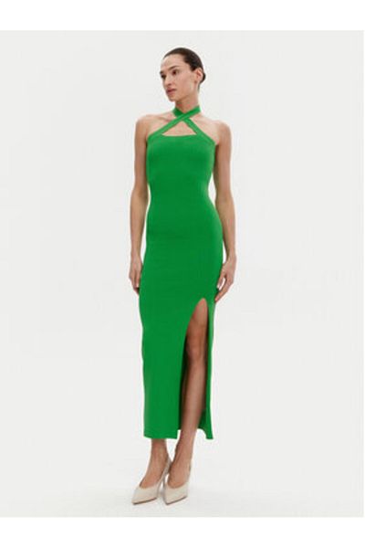 Silvian Heach Rochie tricotată pentru femei GPP25028VE verde