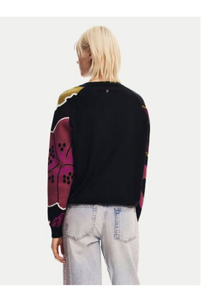 Desigual Pulover de damă 24WWJF24 negru