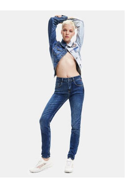 Desigual Blugi pentru femei 23SWDD21 bleumarin