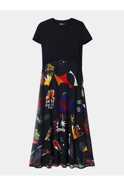 Desigual Women's Casual Dress 24SWVK47 Black