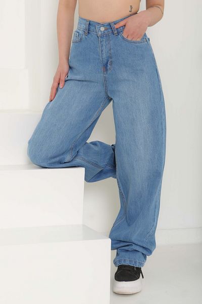TOFİSA Baggy Jeans Light Blue - 27097