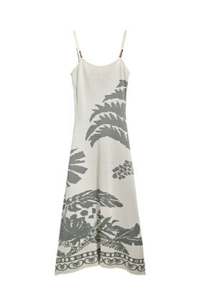Desigual Women's Summer Dress 25SWVF11 Beige
