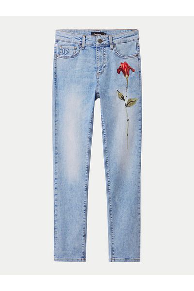 Desigual Blugi pentru femei 24WWDD19 albaștri