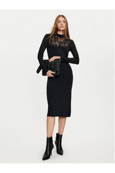 Sisley Rochie tricotată pentru femei sisley 1MNPMV00S Negru