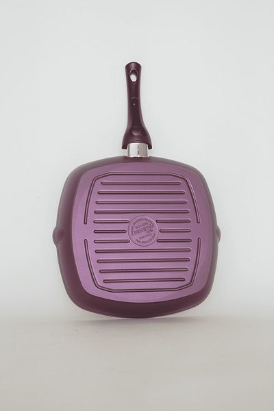 Bonera Titanium Grill Grill Pan 28 cm - Magenta