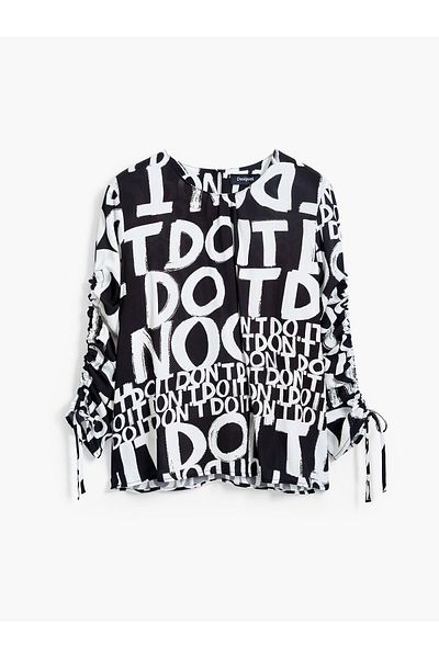 Desigual Women Blouse 25SWBW04 Black