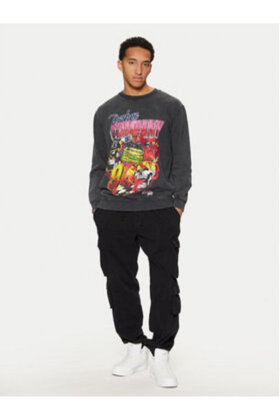 DC Mens Sweatshirt ADYSF03129-BAC Gray