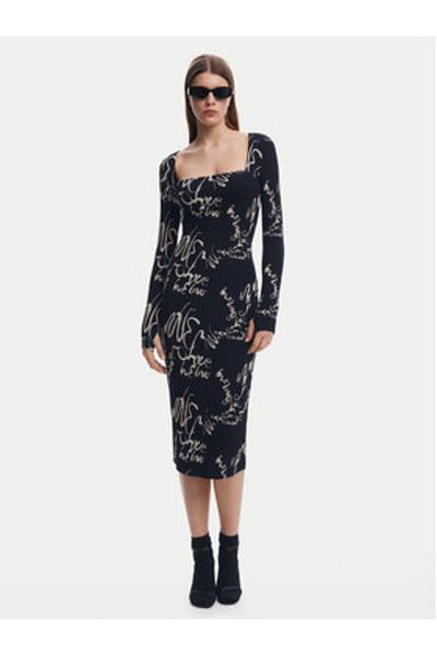 Desigual Women's Casual Dress 25SWVK05 Black