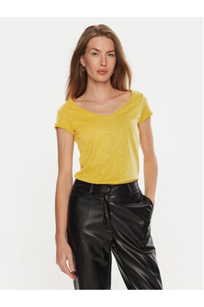 Sisley Tricou damă 3TNHL4007 Galben