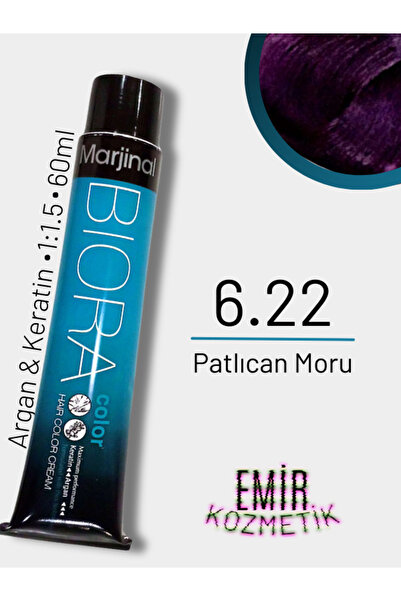 Marjinal Biora Saç Boyası - 6.22 Patlıcan Moru