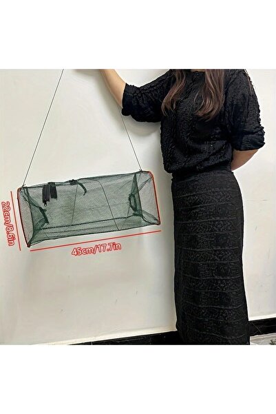 SS Collapsible Casting Net Fishing Cage for Crab, Shrimp, and Lobster