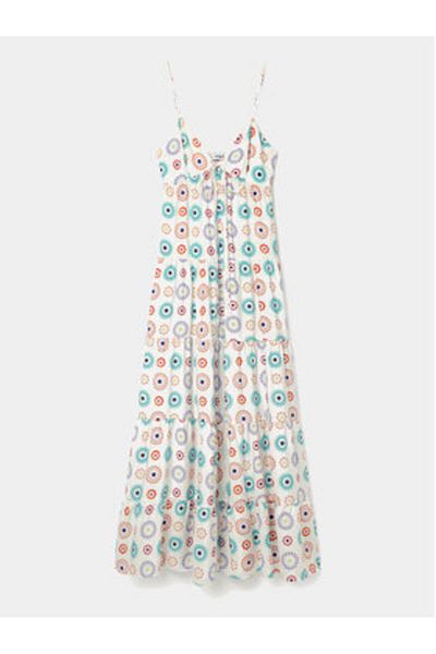 Desigual Rochie de vară pentru femei 24SWVW06 Alb