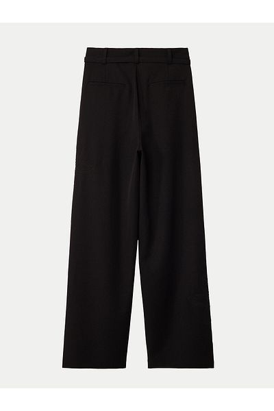 Desigual Women's Fabric Trousers 24WWPW20 Black
