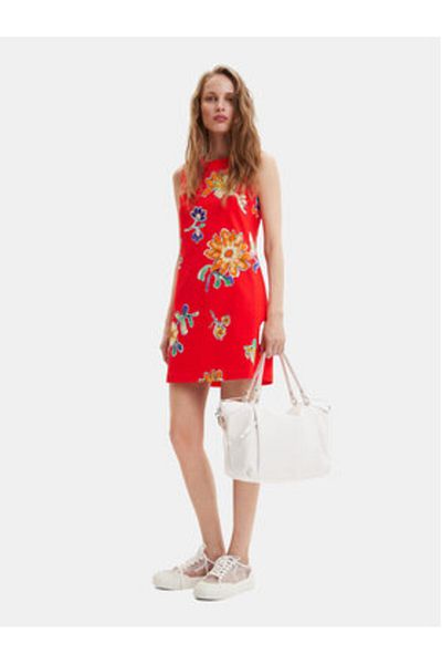 Desigual Women's Casual Dress 23SWVW70 Red