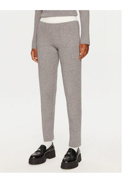 Deha Women's Knitted Trousers D12825 Gray