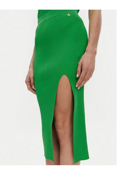 Silvian Heach Fustă midi pentru femei GPP25210LO verde