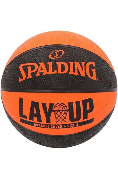 SPALDING Basketbol Topu 2021 Layup Orange/Black Size:3 (84366Z)