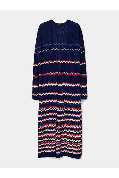 Desigual Cardigan pentru femei 24SWJF39 Bleumarin