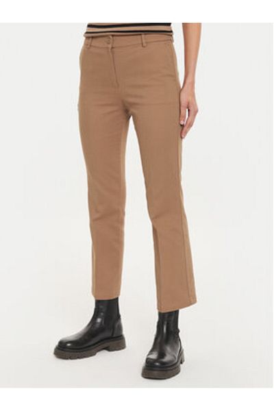 Sisley Women's Fabric Trousers 45G2LE02X Brown