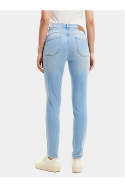 Desigual Blugi pentru femei 24SWDD26 Albastru deschis