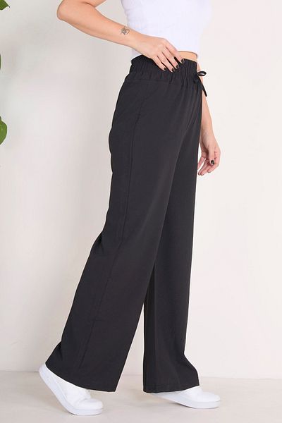 TOFİSA Elastic Waist Trousers Black - 27074