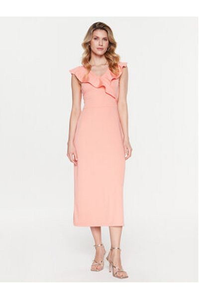 Silvian Heach Rochie casual pentru femei GPP23299VE portocalie