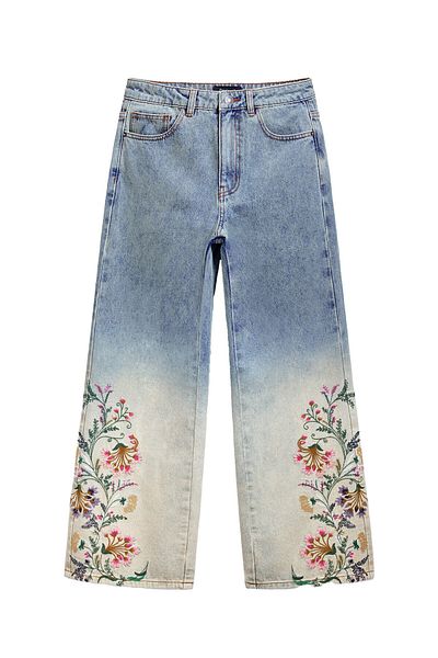 Desigual Blugi pentru femei 25SWDD01 albaștri