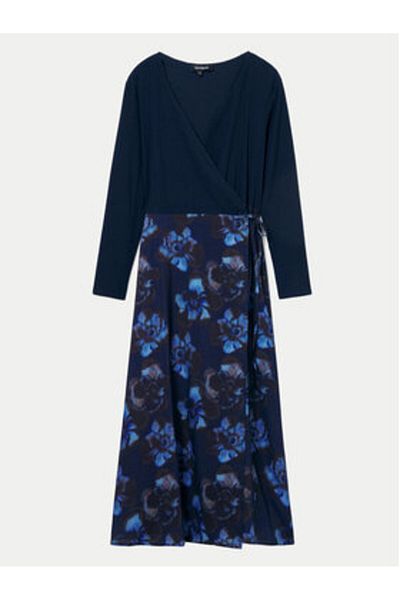 Desigual Rochie casual pentru femei 24WWVW37 bleumarin