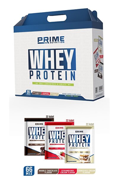 Prime Nutrition Whey Protein Sachet 66 Saşe x 33 gram Mix - Whey Protein Tekli