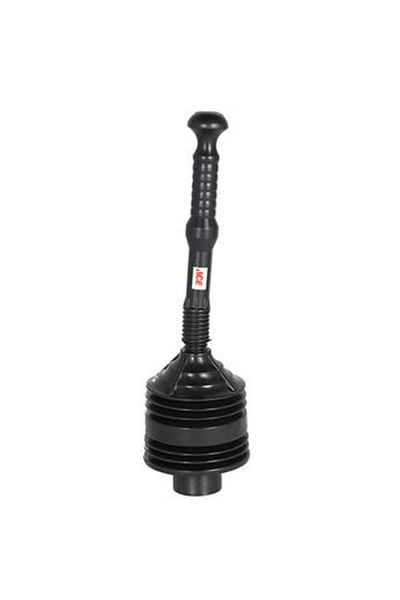 ACE Professional Plunger with Handle (Black)