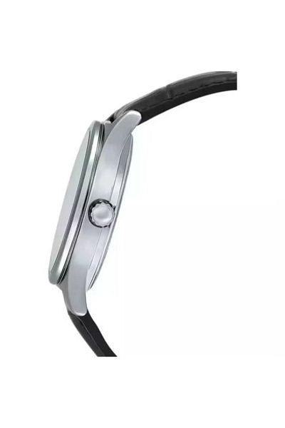 Casio Men's Leather Analog Wrist Watch