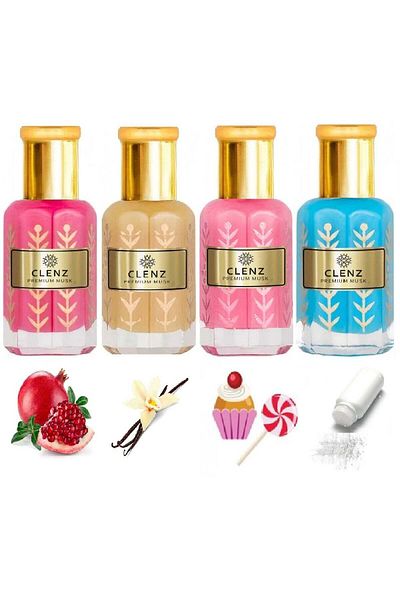 clenz Pack of 4 Premium Musk - 4x12ml