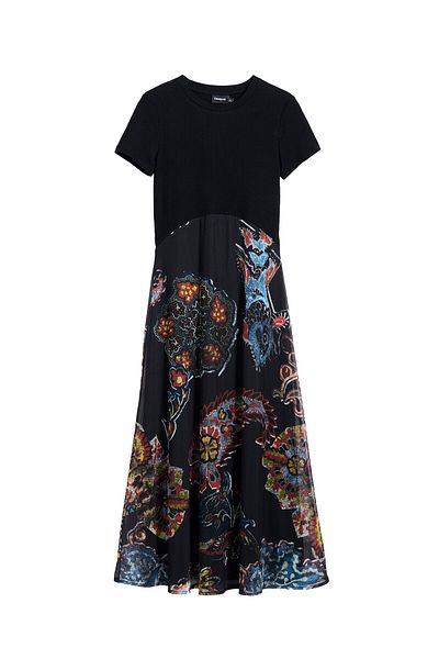 Desigual Women's Casual Dress 25SWVK32 Black