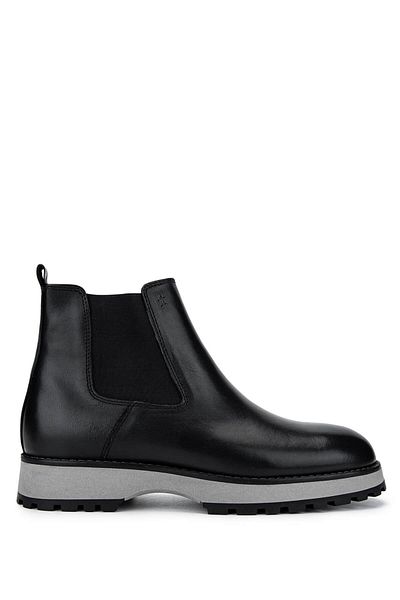 Tamer Tanca Men's Genuine Leather Black Casual Boots