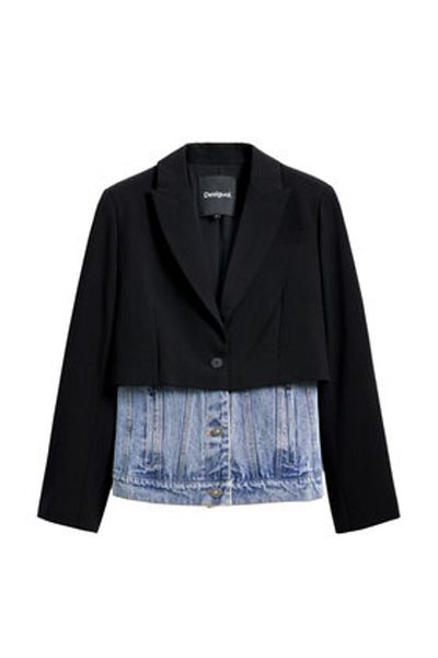 Desigual Women's Blazer 25SWEW28 Black