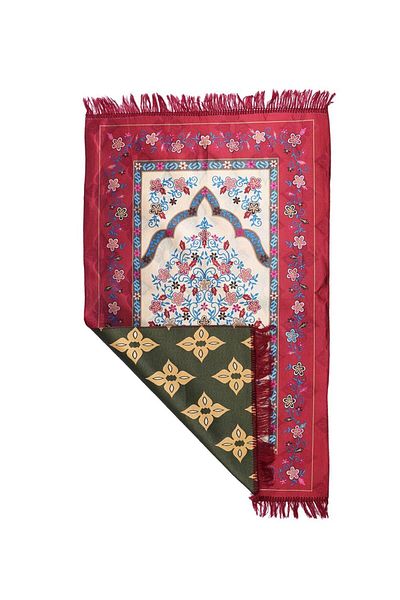 MANASEK Makkah Polyester Prayer Mat (70x110 cm)