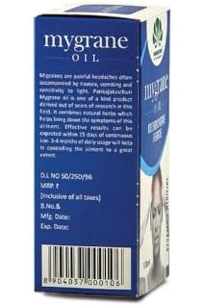 Skin Generics Pankajakasthuri Mygrane Oil for Chronic Migraine and Headache (100 Ml)