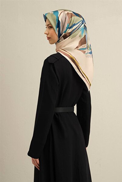 Armine Desenli Saf İpek Sura Eşarp 9340- 34