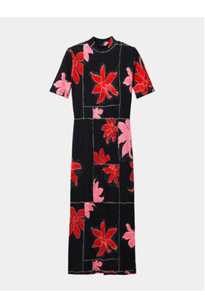 Desigual Women Summer Dress 24SWVK40 Black