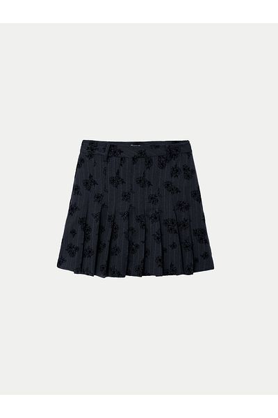 Desigual Women's Pleated Skirt 24WWFW23 Gray